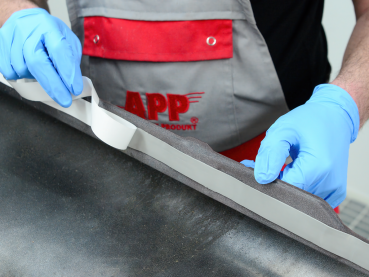 APP Butyltape - Abdichtungsband, 20mm x 2mm (x 22,5 m); flach grau